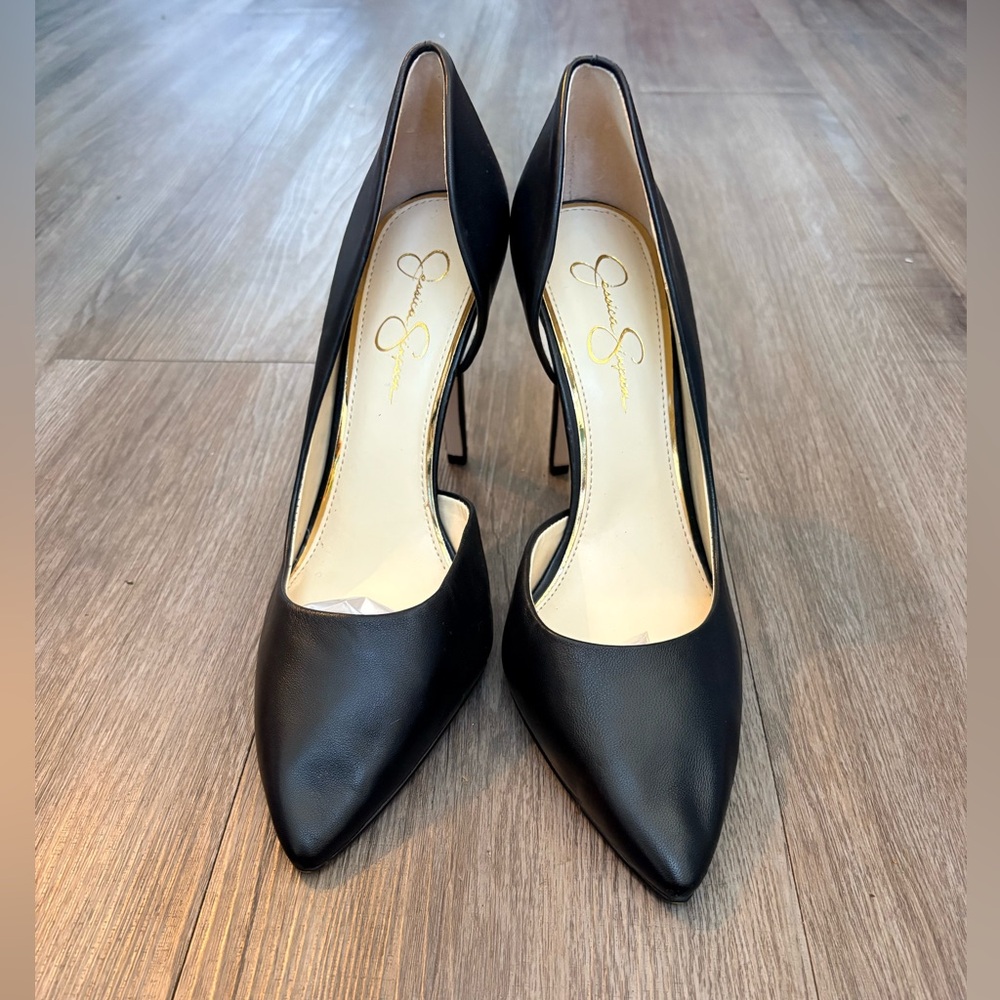 Jessica Simpson Prizma Leather d'Orsay Pumps - Picture 4 of 6